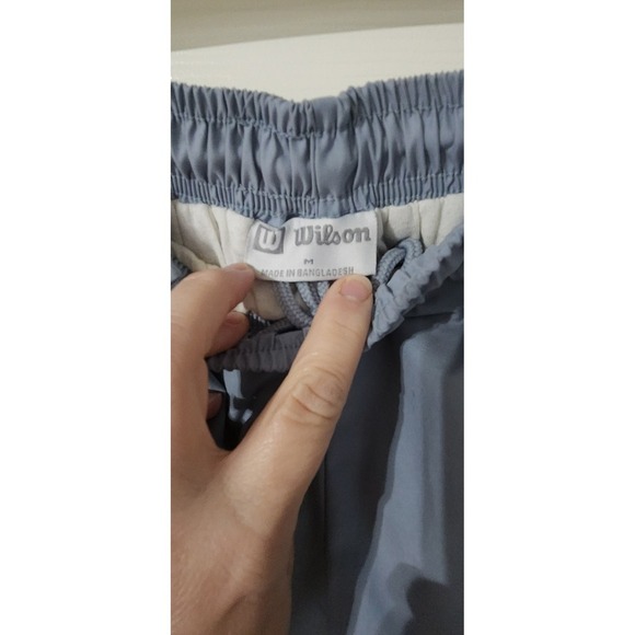 Vintage Wilson Athletics Gray Windbreaker Sweatpants Track Pants M - Picture 3 of 7